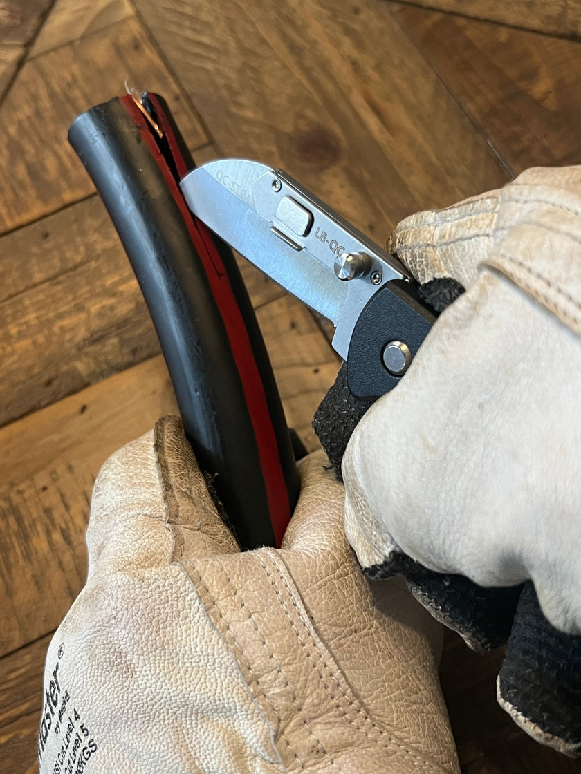 Lockback Quick Change Lineman Knife - MADI Lineman Tools