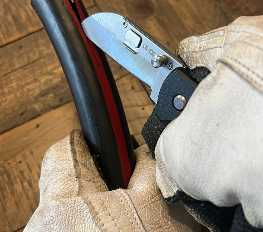 Lockback Quick Change Lineman Knife - MADI Lineman Tools