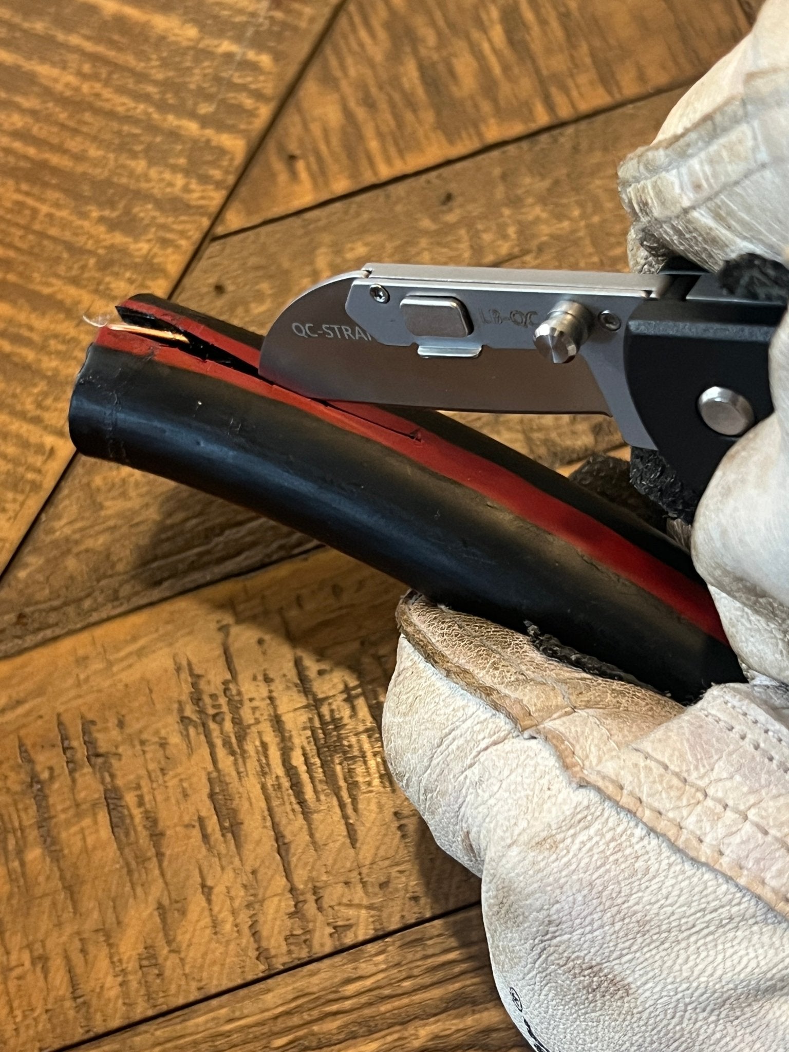 Lockback Quick Change Lineman Knife - MADI Lineman Tools