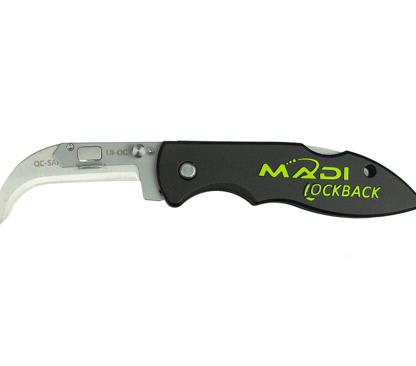 Lockback Quick Change Lineman Knife - MADI Lineman Tools