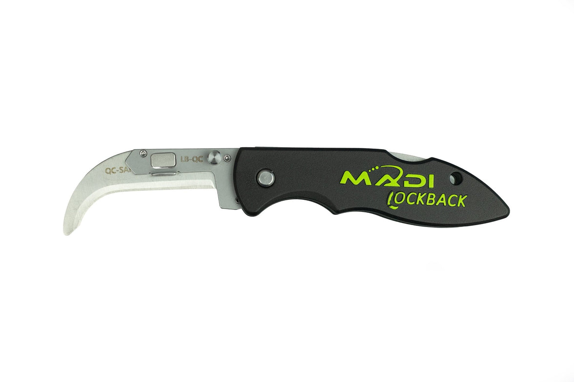 Lockback Quick Change Lineman Knife - MADI Lineman Tools