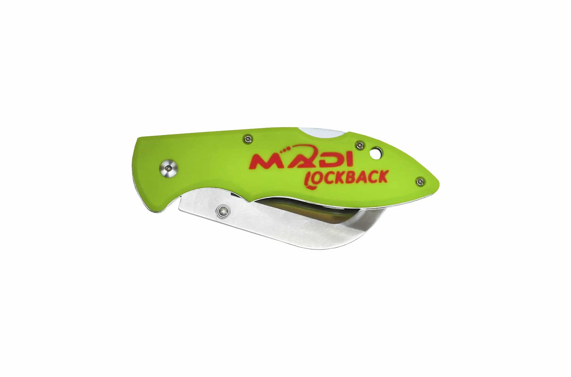 Lockback Safety Blade Lineman Knife - MADI Lineman Tools
