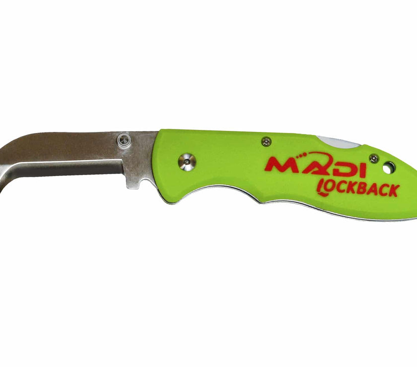 Lockback Safety Blade Lineman Knife - MADI Lineman Tools