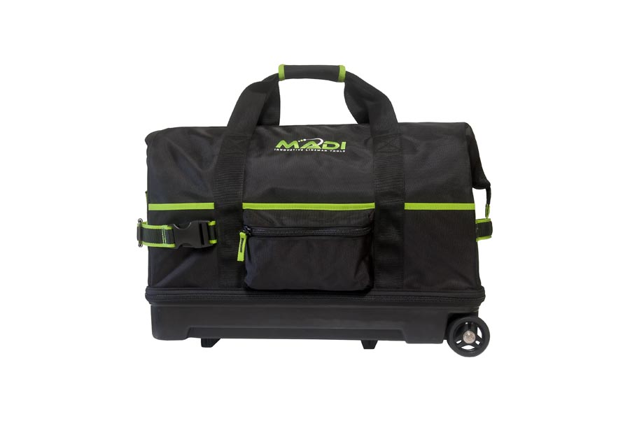 gear bag with wheels MADI Lineman Dual Compartment Tool & Gear Bag w/ Wheels