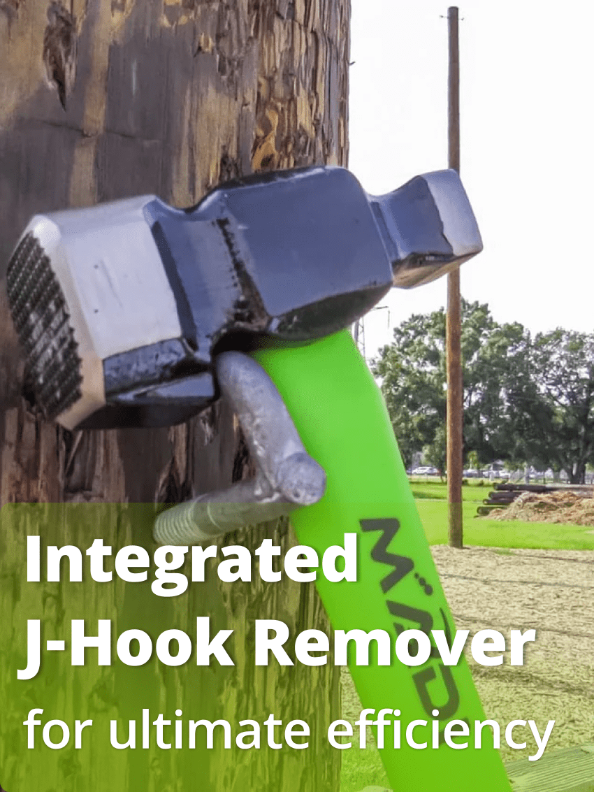 Milled Lineman Hammer - MADI Lineman Tools