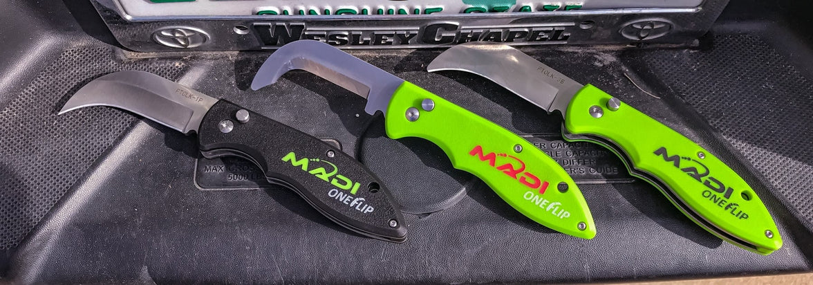 OneFlip™ Blunted Lineman Knife - MADI Lineman Tools