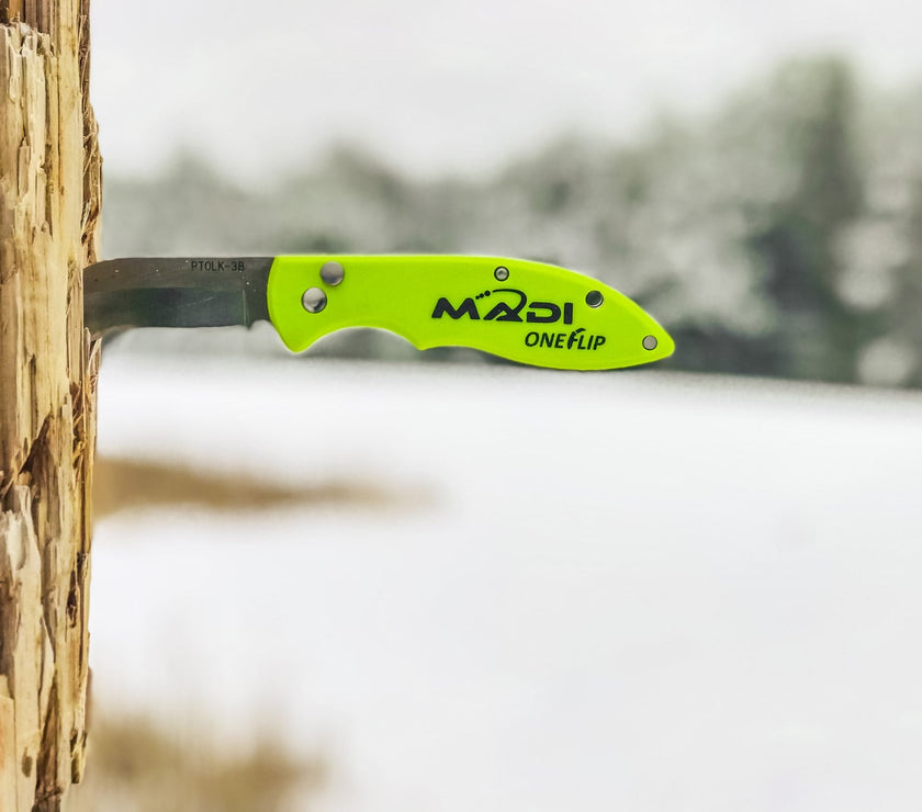 OneFlip™ Blunted Lineman Knife - MADI Lineman Tools