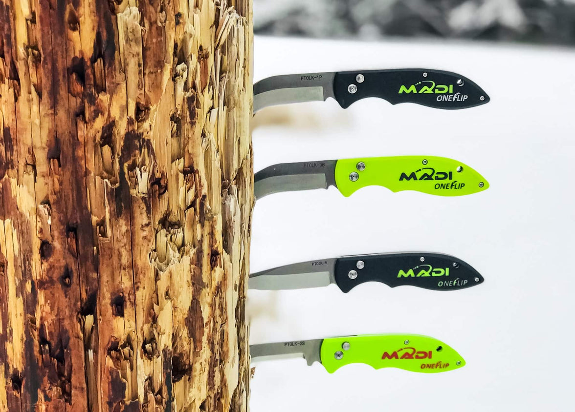 OneFlip™ Blunted Lineman Knife - MADI Lineman Tools