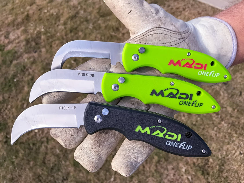 OneFlip™ Pointed Lineman Knife - MADI Lineman Tools
