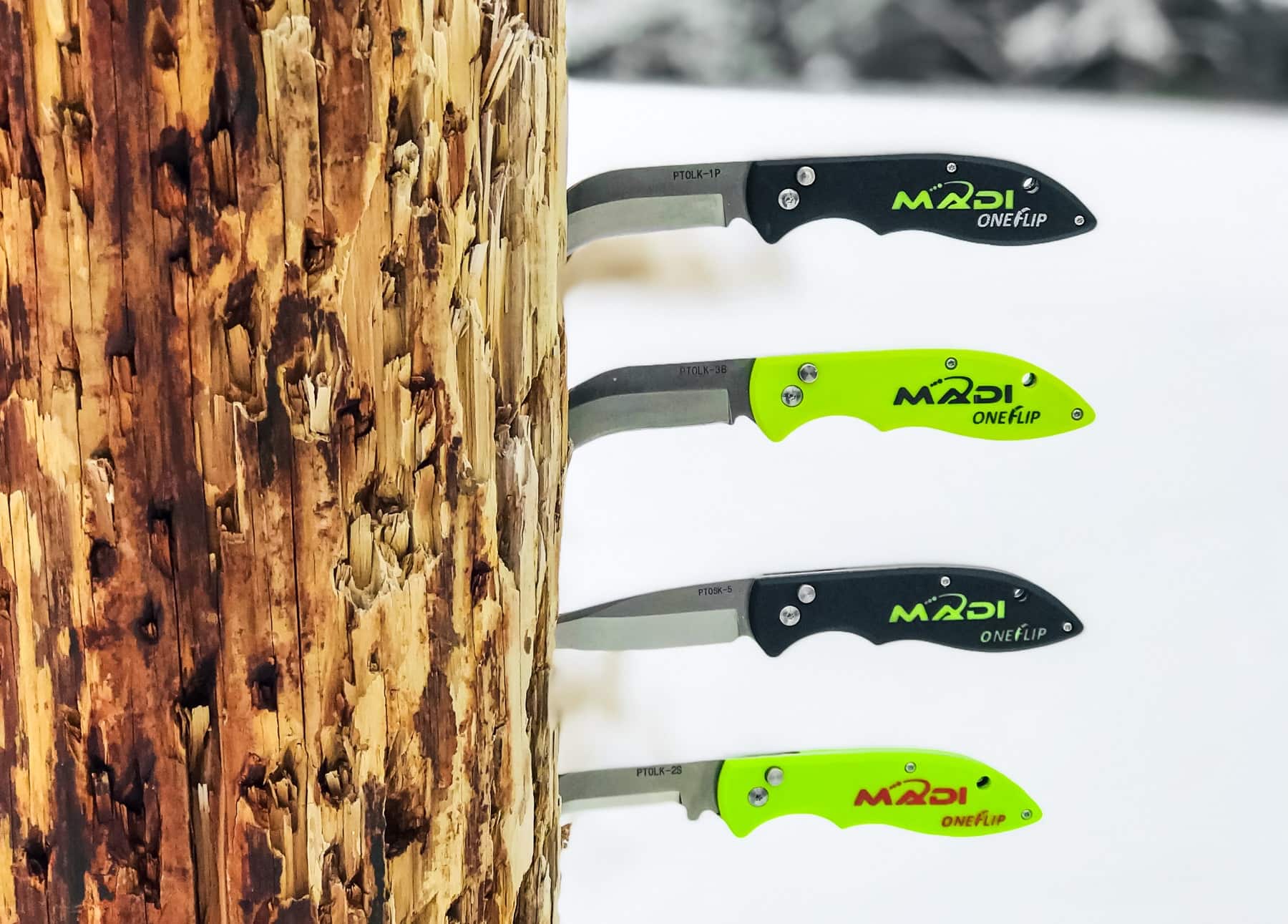 OneFlip™ Pointed Lineman Knife - MADI Lineman Tools