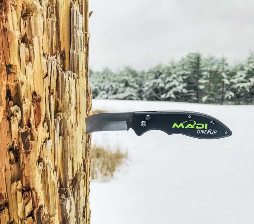 OneFlip™ Pointed Lineman Knife - MADI Lineman Tools