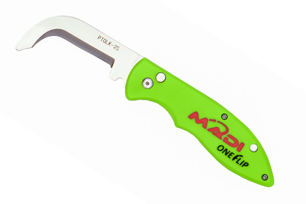 OneFlip™ Safety Blade Lineman Knife - MADI Lineman Tools