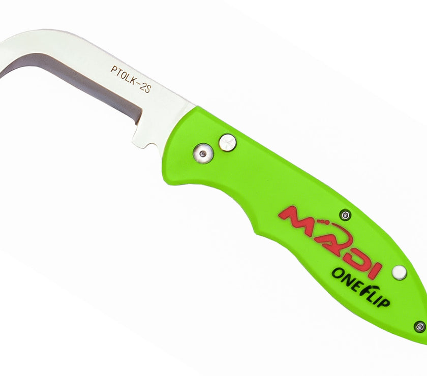 OneFlip™ Safety Blade Lineman Knife - MADI Lineman Tools