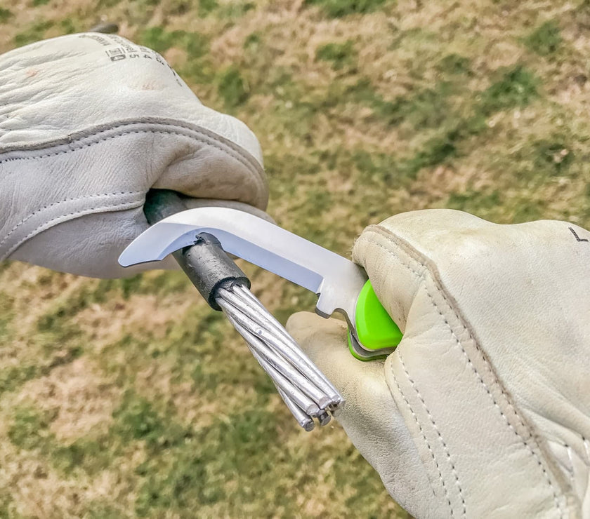 OneFlip™ Safety Blade Lineman Knife - MADI Lineman Tools