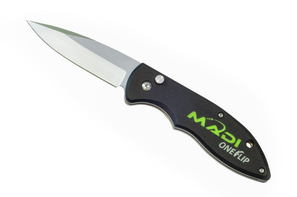 OneFlip™ Straight Pointed Lineman Knife - MADI Lineman Tools