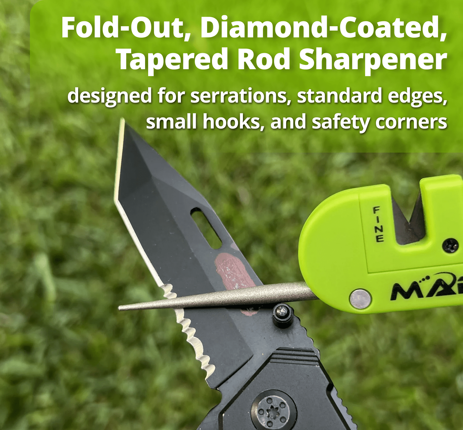 Pocket Knife Sharpener - MADI Lineman Tools