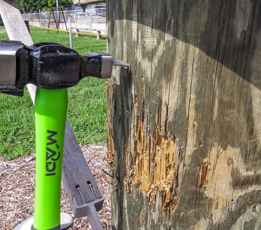 Smooth Lineman Hammer - MADI Lineman Tools