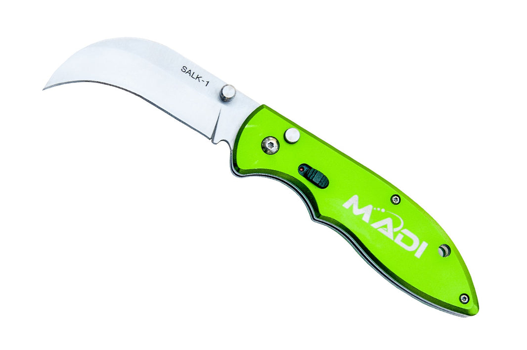 Spring Assisted Lineman Knife - MADI Lineman Tools