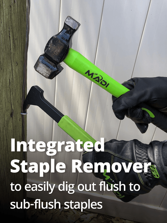 Transmission Bell Separator with Staple Remover - MADI Lineman Tools